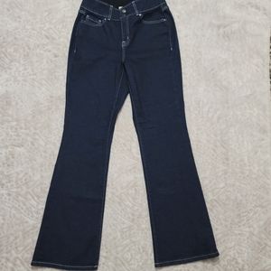 Lane Bryant Women’s Tighter Tummy High-Rise Boot Jeans Size 12R Dark Blue